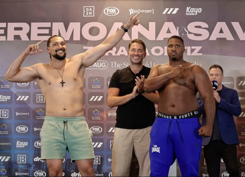 Todo listo para la cartelera Teremoana vs. Savage