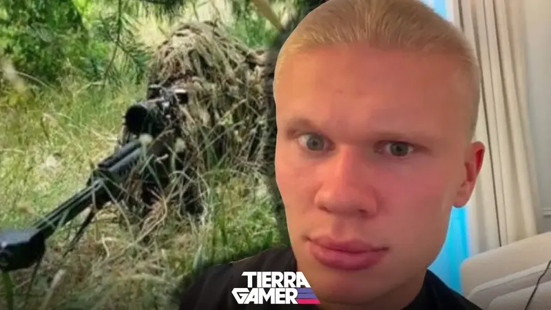 El futbolista Erling Haaland es un campero en Call of Duty