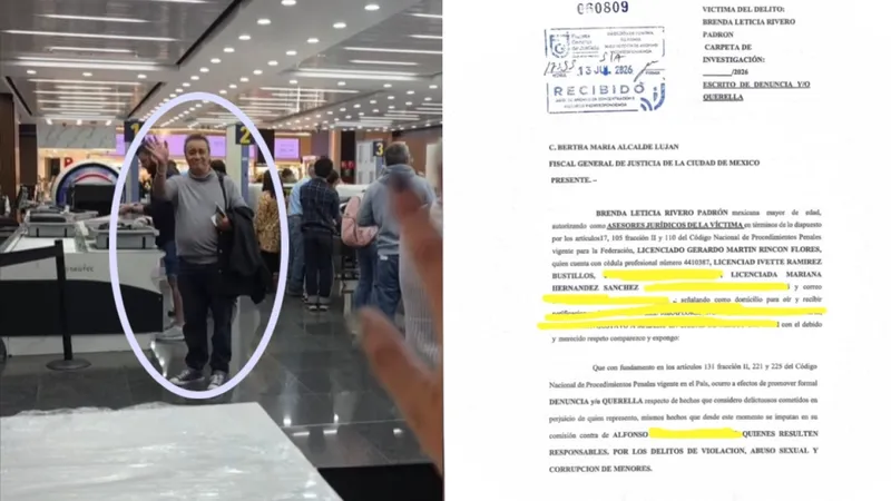 Alfonso Obregón se va de México al mismo tiempo que Brenda Rivero lo denuncia ante la ley por abuso