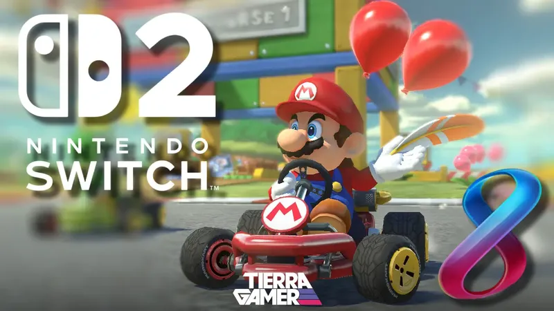 Mario Kart 8 Deluxe recibe actualización sorpresa para Switch 2