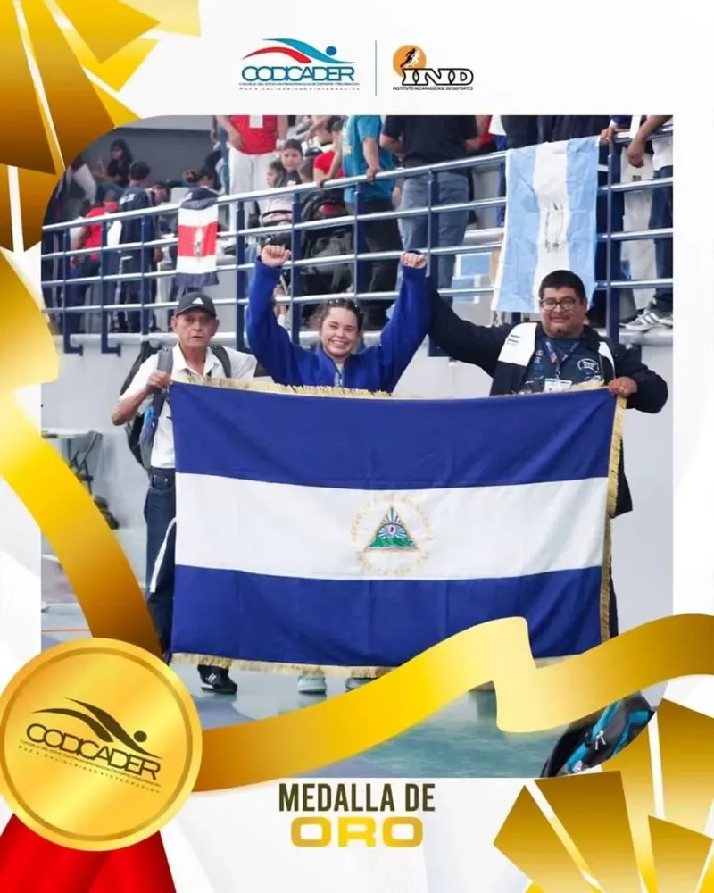 Oro para Nicaragua en Judo de los juegos CODICAER en Honduras