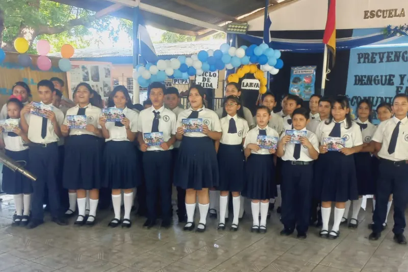 Escuela La Libertad impulsa prevención de epidemias en Managua