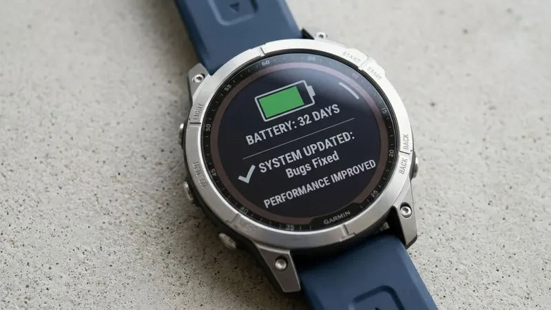 Garmin tiene una nueva actualización para su reloj con más batería y soluciona errores clave
