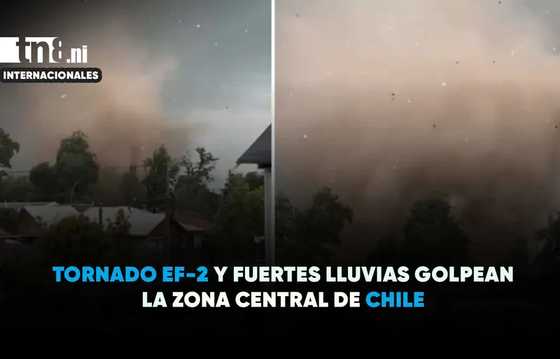 Tornado EF-2 y fuertes lluvias provocan daños y evacuaciones en la zona central de...
