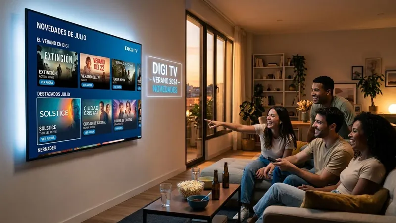 Aluvión de novedades en Digi TV para julio: las mejores películas y series para este verano