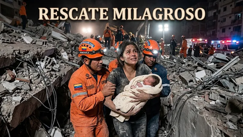 Bebé de 18 días y su madre sobreviven tras 32 horas bajo escombros en...