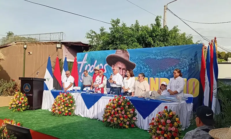 Rinden homenaje al General Augusto C. Sandino a 131 años de su natalicio
