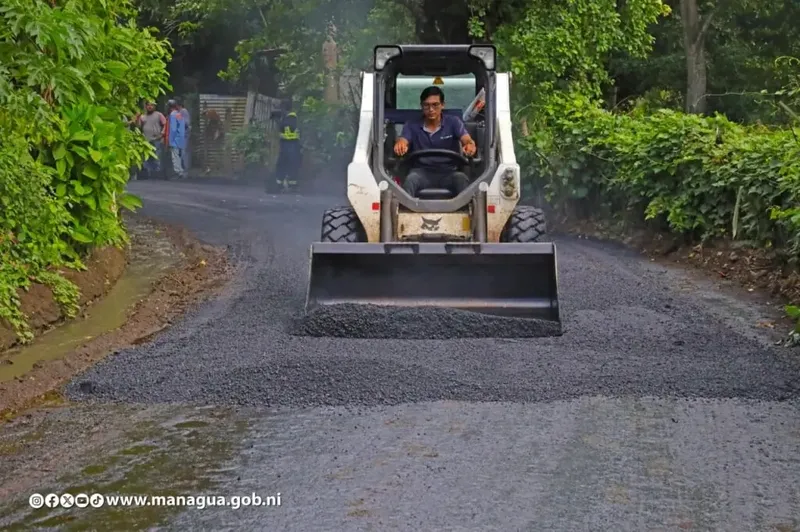 Calles para el Pueblo en Managua alcanza el 79 % de avance
