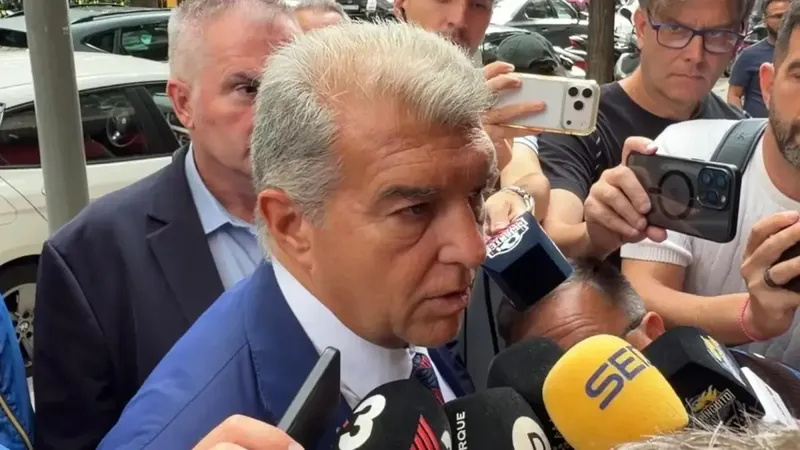 Laporta: "Lamine es un genio y su nominación al Balón de Oro es más que merecida"