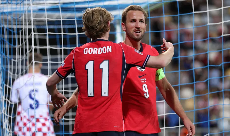 Goleada monstruosa de Inglaterra sobre Croacia