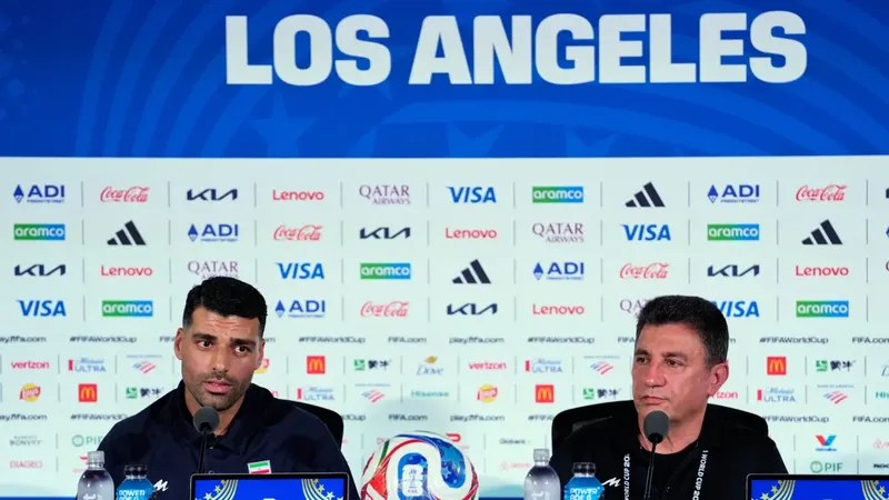 Irán ya está en Los Ángeles para su debut en el Mundial 2026 y el capitán Taremi cuestiona los problemas de visado