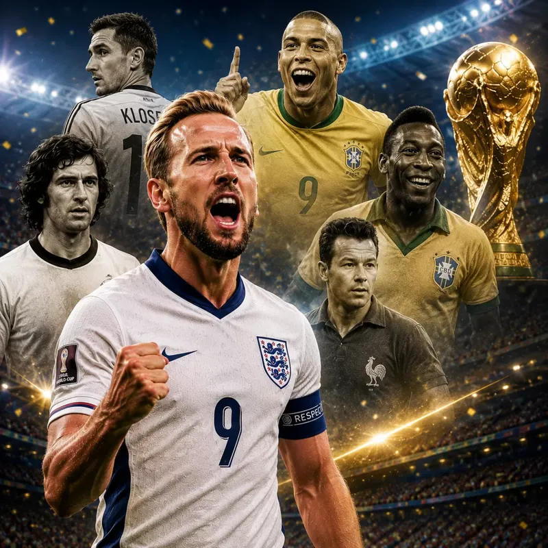 Harry Kane llega a 13 goles y entra al Top 6 mundial