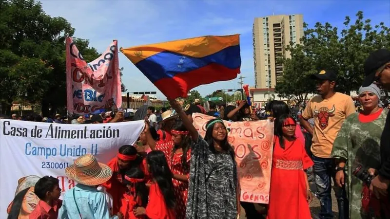 Ciudades latinoamericanas escenario de marchas por los derechos indígenas