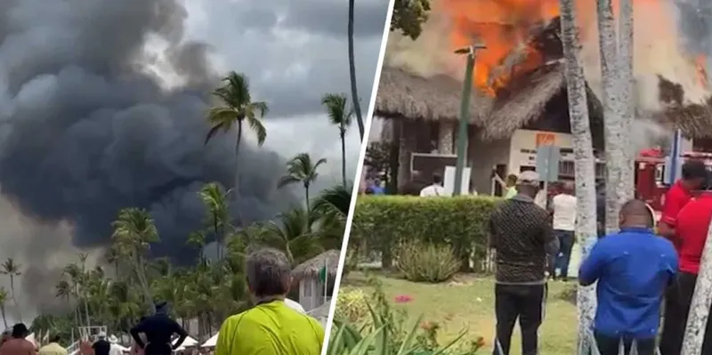 Turista muere tras devastador incendio en hotel de República Dominicana