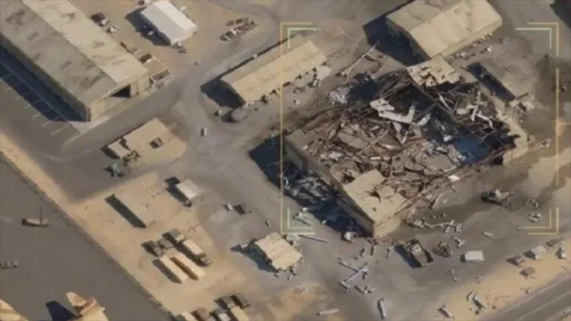 Imágenes captan ataques iraníes contra activos de EEUU en el Golfo Pérsico
