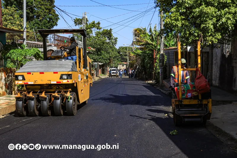 Mil 117 cuadras mejoradas se han entregado en Managua