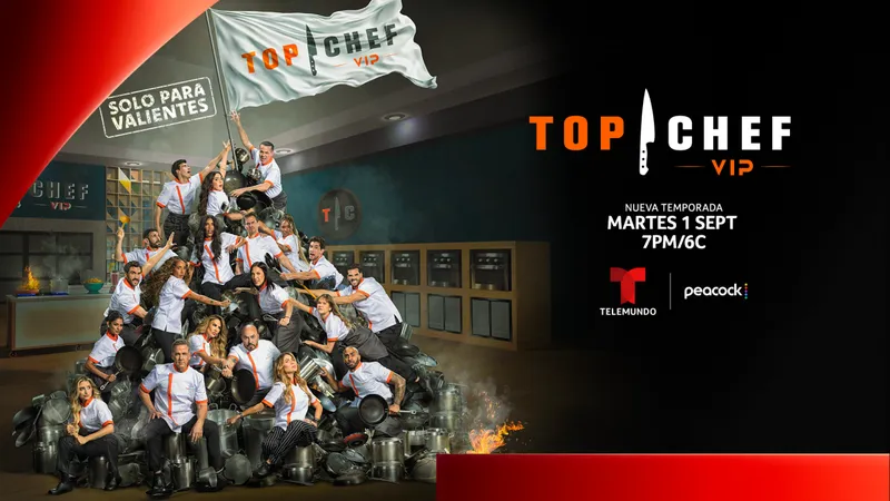 Todo listo para el regreso de “Top Chef VIP”: 20 celebridades aceptan el reto por $200,000 dólares