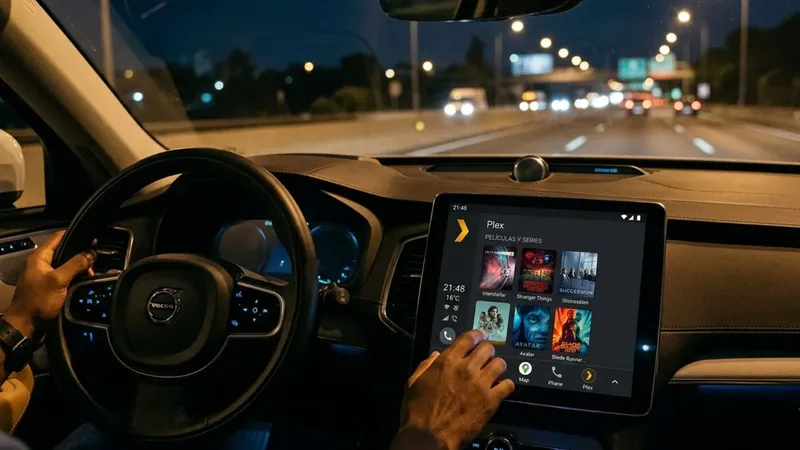 Plex llega a Android Auto: una nueva actualización ofrece acceso a la plataforma