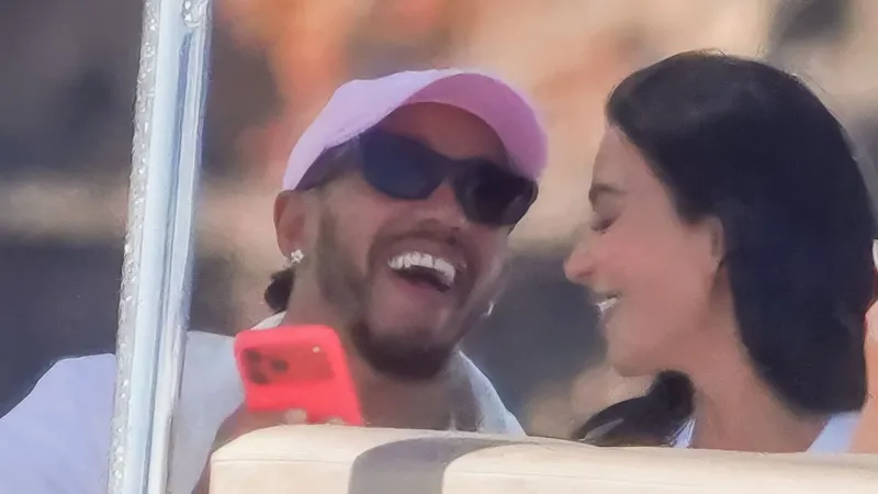 Besos que saben a gloria: así felicitó Kim Kardashian a Lewis Hamilton por su segundo lugar en el Gran Premio de Mónaco