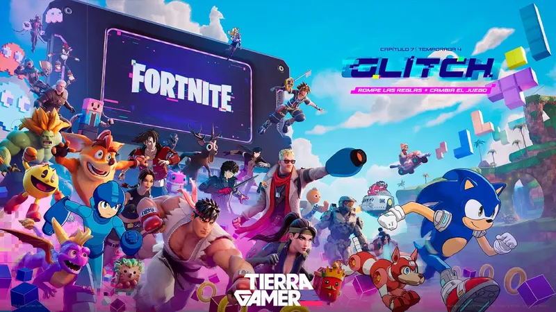Fortnite Glitch reúne a Sonic, Mega Man y más de 20 leyendas del gaming