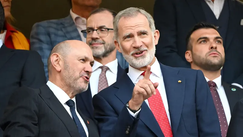 El rey Felipe VI de España vibra con su selección desde Guadalajara en el Mundial 2026
