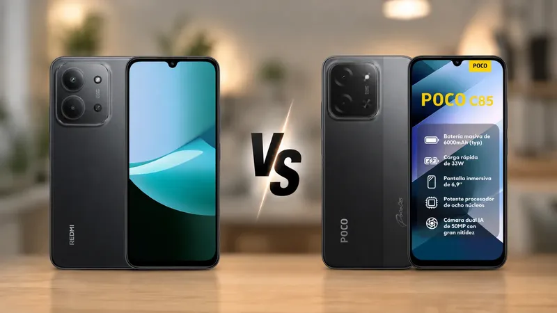 Redmi 15C vs POCO C85: ¿Cuál de los dos móviles baratos de Xiaomi es para ti?
