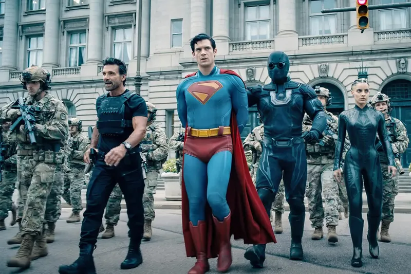 Han cazado el primer vistazo de David Corenswet como Superman durante el rodaje de la película Man of Tomorrow de 2027