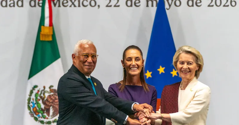 México y Unión Europea firman acuerdo que moderniza tratado con mensaje geopolítico y de soberanía
