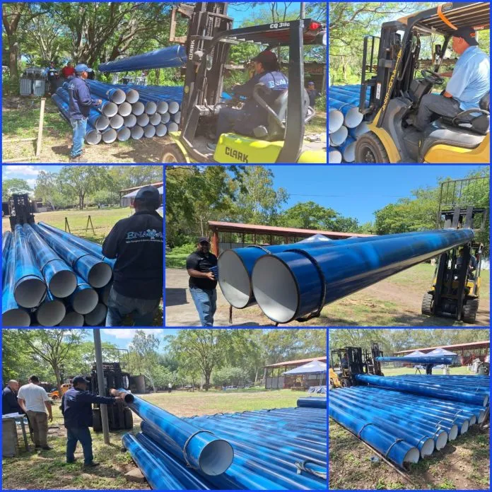 ENACAL recibe 15 mil tubos para ampliar y mejorar el servicio de agua en...