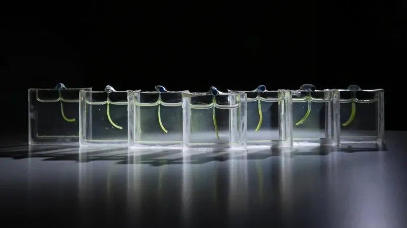 Científicos han creado un brazo robótico que se mueve sin motores ni electricidad. Su secreto está en unas algas que cobran vida con la luz
