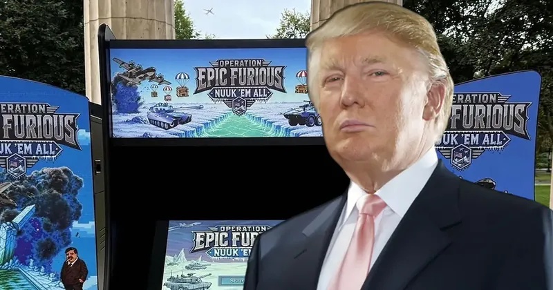 Donald Trump usó los videojuegos de Nintendo, PlayStation y XBOX a su favor, así que activistas crearon un título arcade para burlarse del presidente