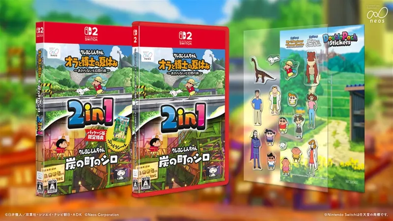 Shin Chan: Mi verano con el profesor y Shin Chan: Nevado en Carbónpolis tendrán versión para Nintendo Switch 2 con mejoras, así como edición física