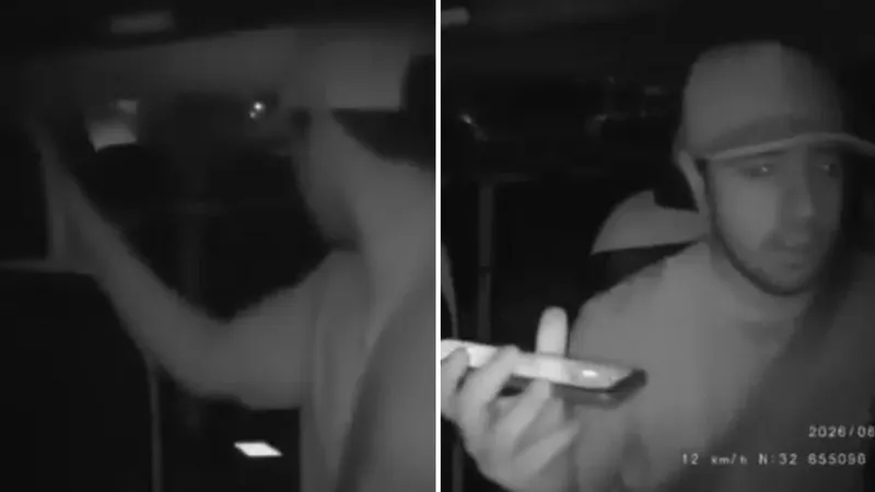 VIDEO: Huye de un taxi sin pagar y es castigado por el karma instantáneo