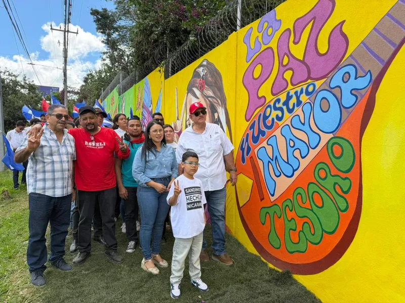 Estelí plasma mensajes de paz y unidad a través del arte
