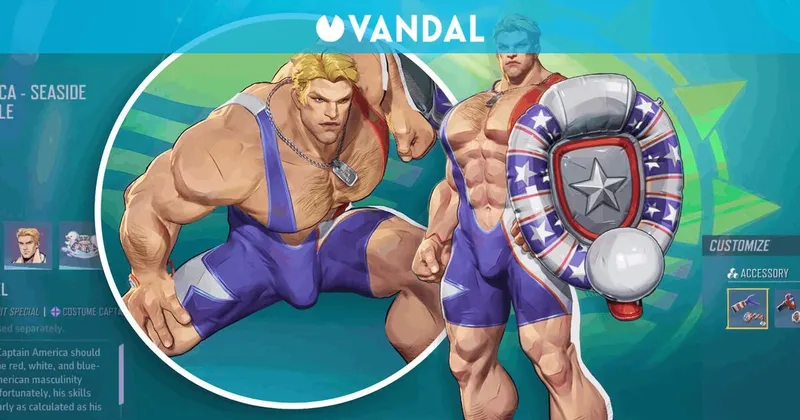 ¿Un descuido de Marvel? El detalle del nuevo bañador del Capitán América en Marvel Rivals que ha roto Internet