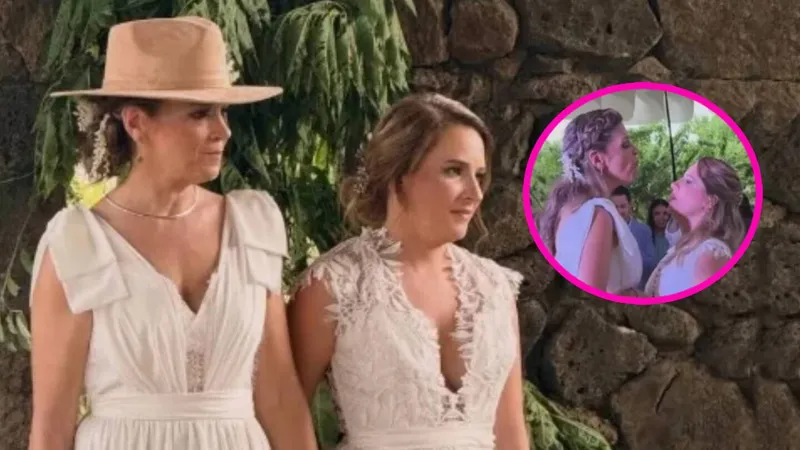Conductora de ‘Hechos’, de Azteca, se casó en LUJOSA BODA con su novia, una reconocida productora