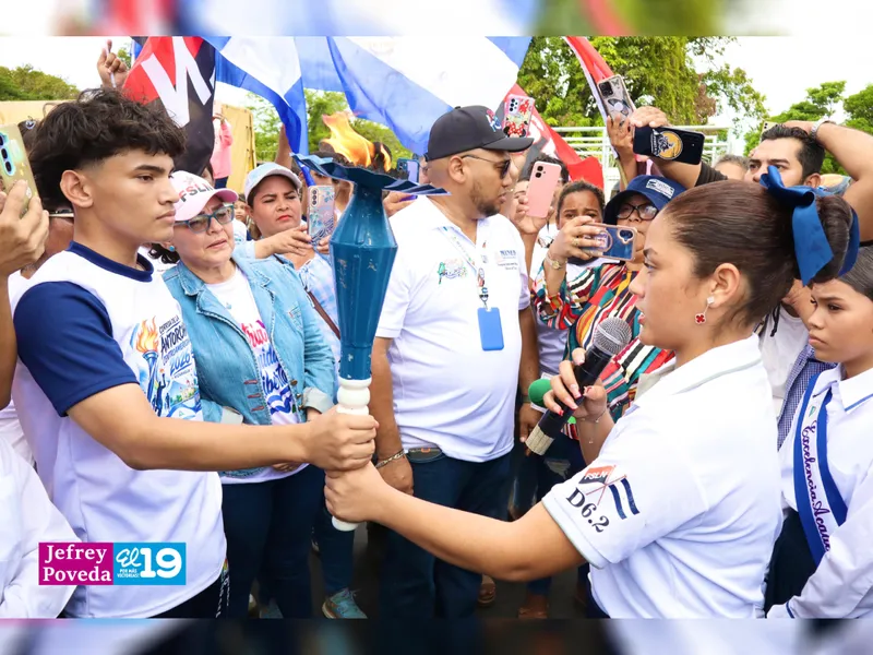 Managua recibe Antorcha Centroamericana