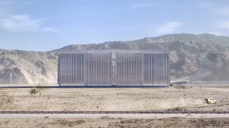 China encontró una forma de almacenar energía renovable usando una torre y la fuerza de la gravedad
