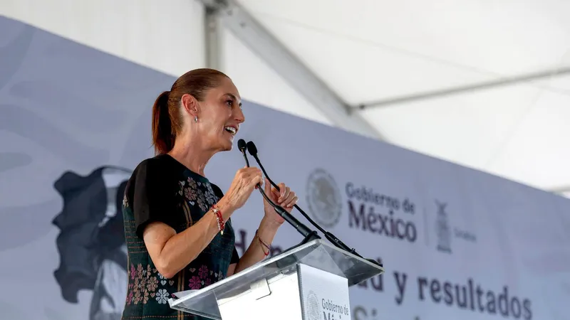 Sheinbaum sentencia desde el norte de México: "La injerencia provoca violencia"