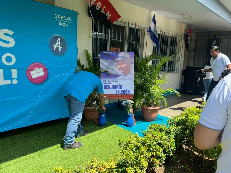 Centro Tecnológico Muchachos Horizontes Valientes honra al General Benjamín Zeledón