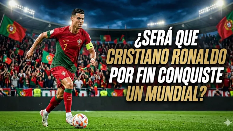 ¿Será que en su último baile, Cristiano Ronaldo por fin conquiste un Mundial?