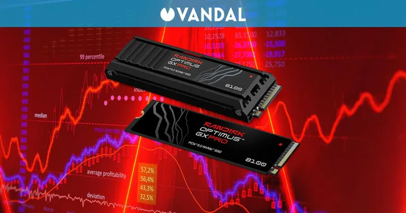 El nuevo SSD de SanDisk con licencia de PlayStation no es para todos los bolsillos: 8 TB superan los 2500 euros