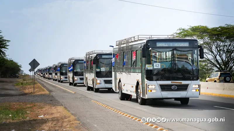 Gobierno ratifica seguir modernizando el transporte público en Nicaragua