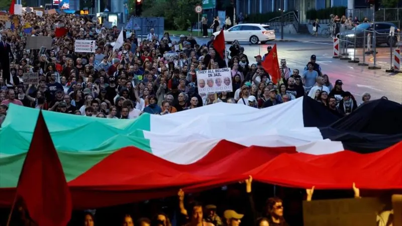 Masivas protestas en Eslovenia exigen el cierre de embajada de Israel