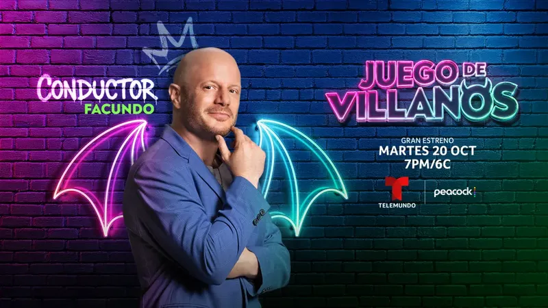 “Juego de villanos” presenta a Facundo como su conductor estelar: “No todos nacieron para seguir las normas”