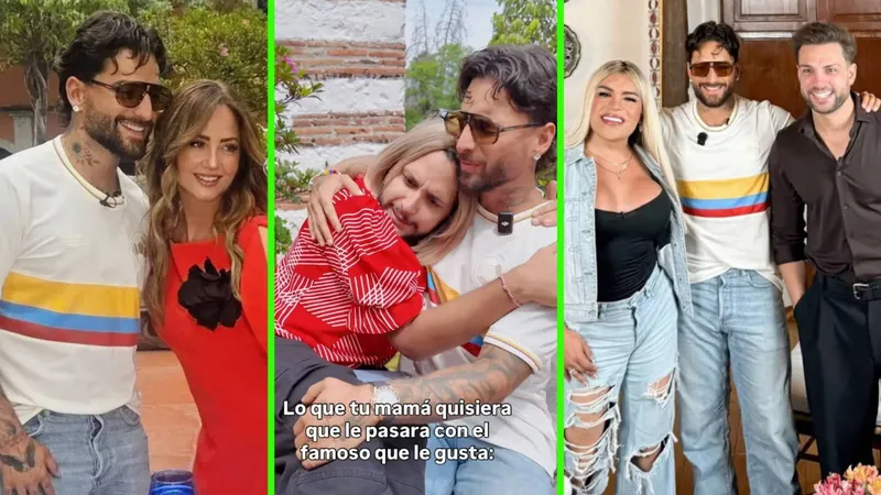 Andrea Legarreta, Wendy Guevara y Paco de Miguel presumen SU ENCUENTRO con Maluma: “llévame a tu lado”