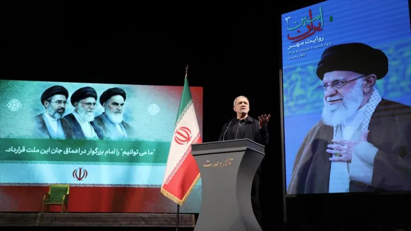 Presidente iraní llama a la unidad ante un enemigo que busca avivar las divisiones