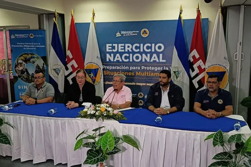 Nicaragua refuerza respuesta con Ejercicio Nacional Multiamenazas