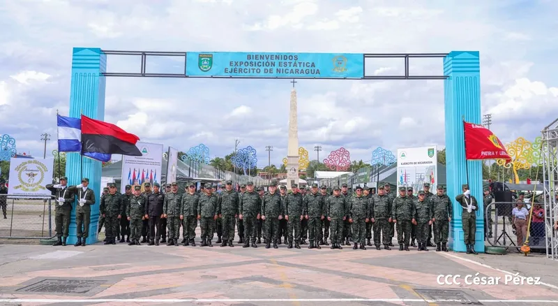 Inauguran Exposición Estática del Ejército de Nicaragua