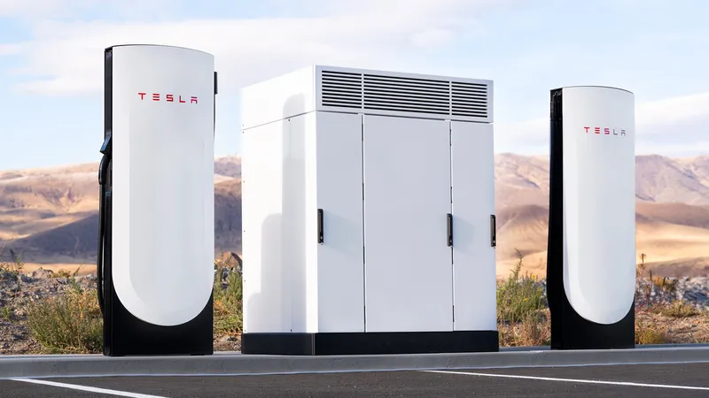 Supercargadores de Tesla pero 'sin ser de Tesla': ya hay empresas que compran cargadores V4 pero les ponen su logo